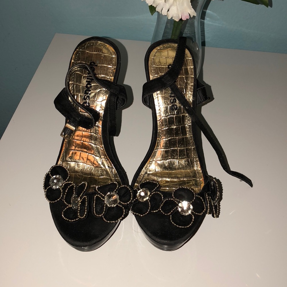 Dollhouse Flower Heels